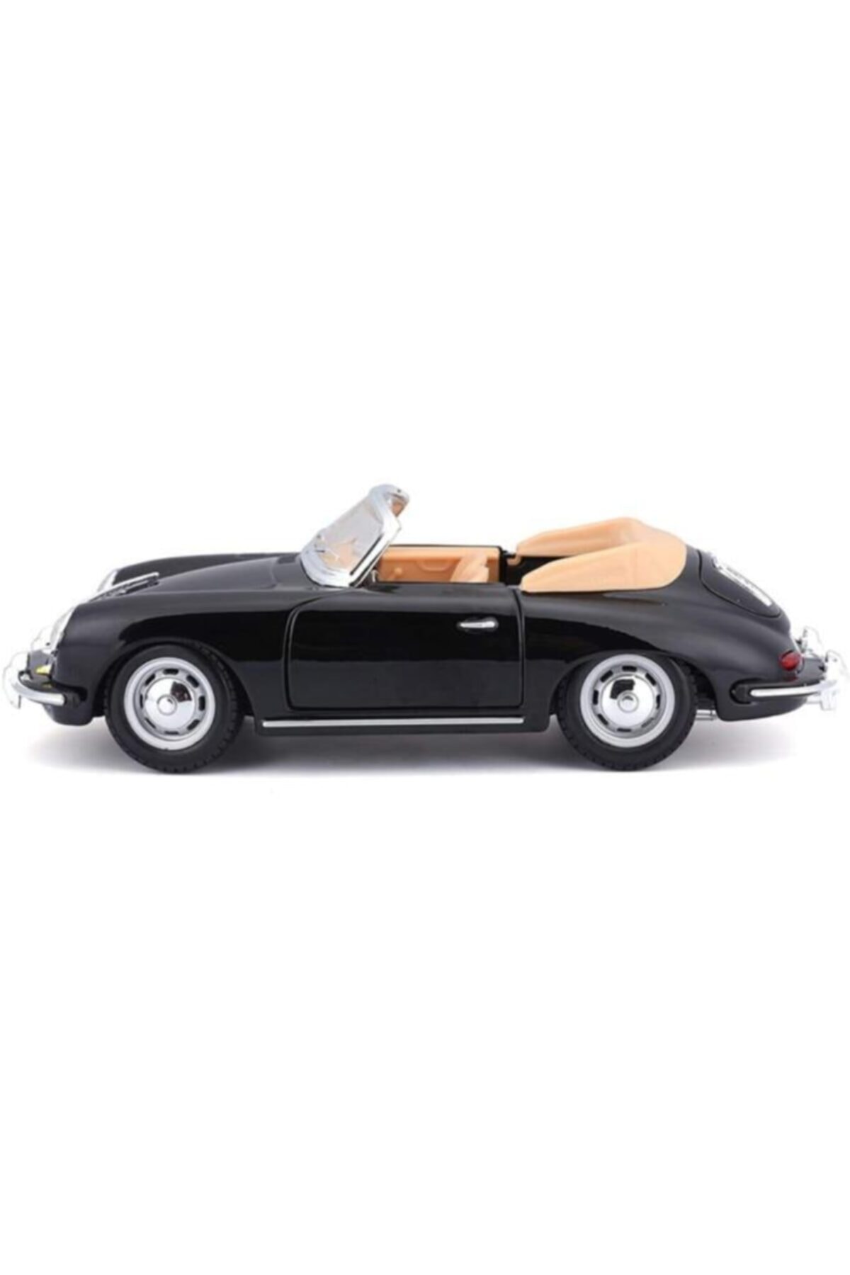 مدل خودرو PORSCHE 356B CABRIOLET 1961 MODEL کلاسیک CAR 1 24 SCALE مشکی اورجینال Burago