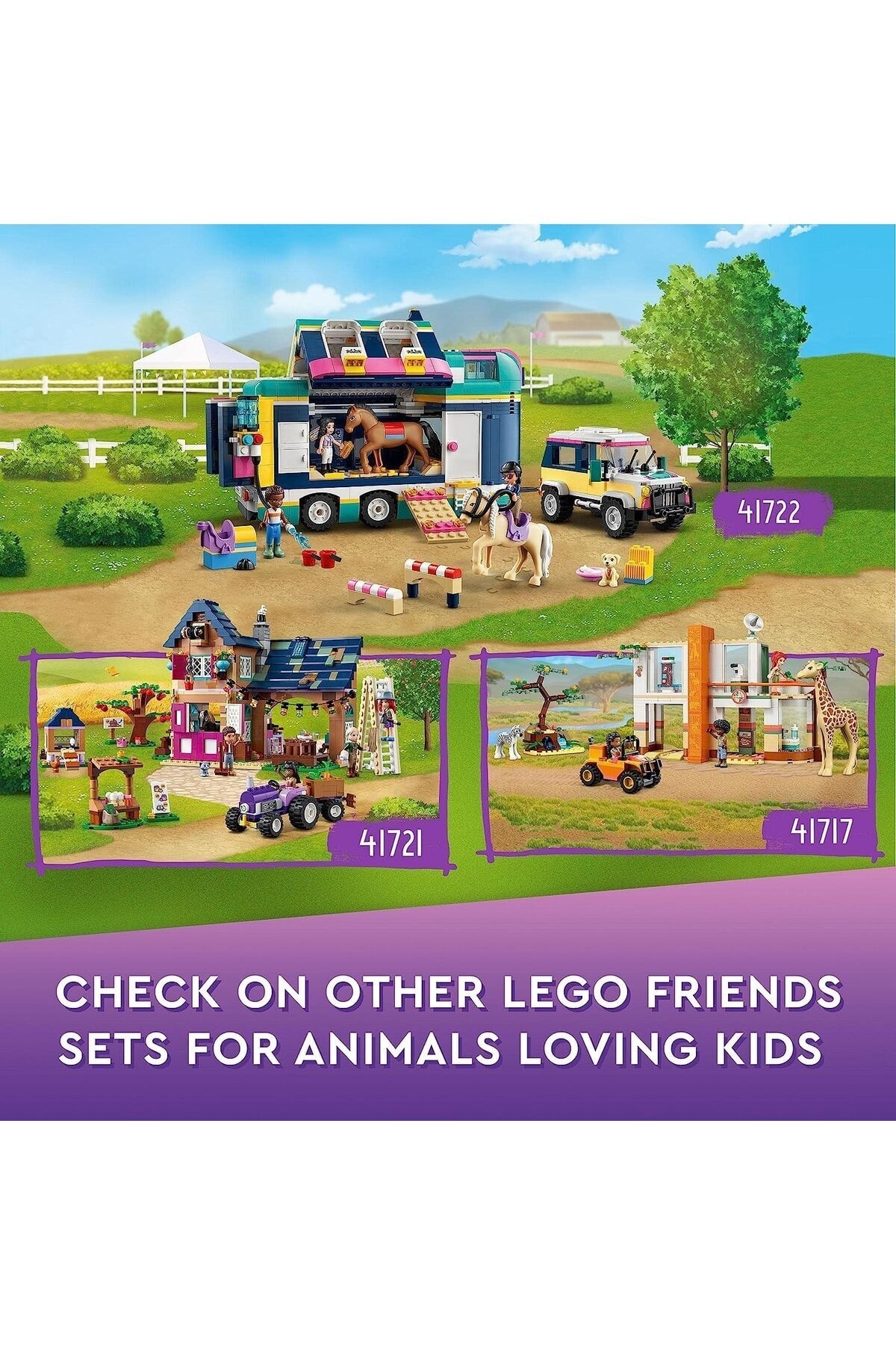 لگو ® دوستان مرکز بازیابی حیوانات وحشی میا 41717 7 سال بالاتر برای 3 حیوان اورجینال LEGO