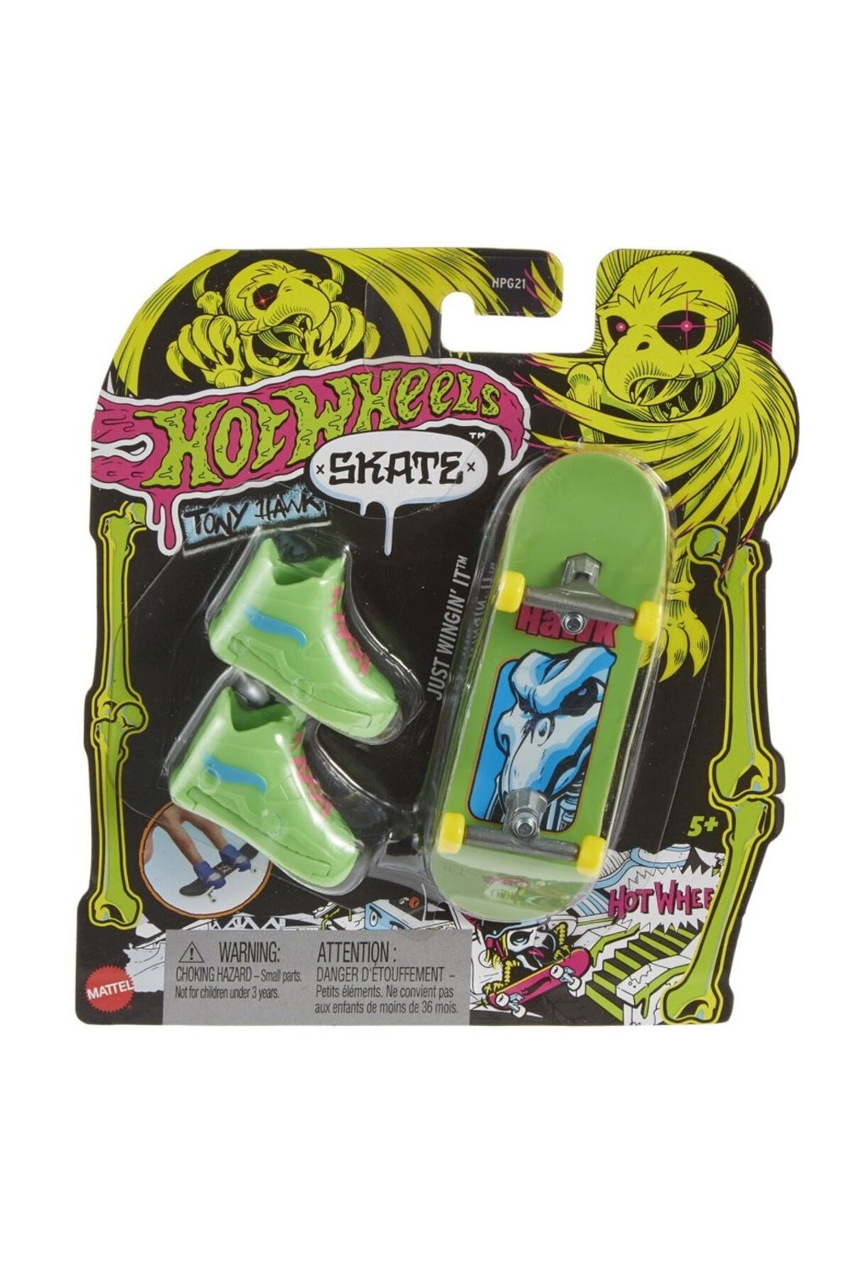 ماشین اسباب بازی بسته‌های کفش و تخته انگشتی با تم نئون HPG21 HVK42 HOT WHEELS