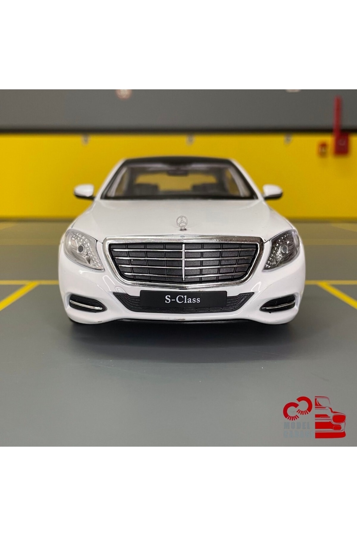 مدل خودرو مرسدس بنز S CLASS 1 24 SCALE C&amp;C MODEL GARAGE DIECAST METAL اورجینال WELLY