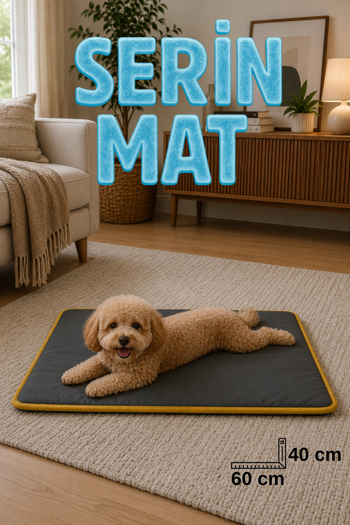 تشک گرم‌وسرد گربه و سگ پوگالو Pugalo Thermo Mat، مشکی