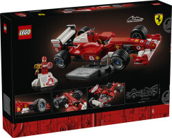 مجموعه ساختنی و نمایشی لگو LEGO آیکونز فراری Ferrari F2004 و مایکل شوماخر مدل 11375، ۷۳۵ قطعه، حداقل سن ۱۸ سال