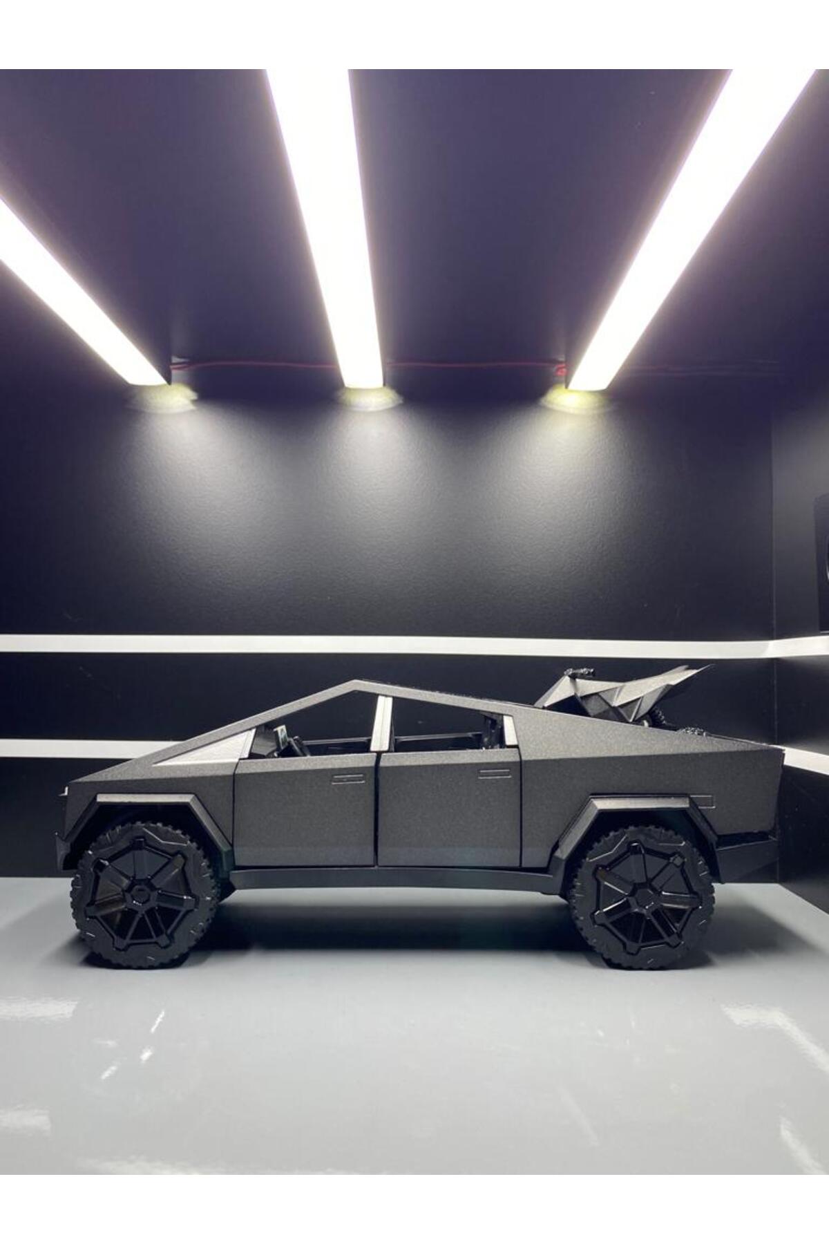 مدل خودرو TESLA CYBERTRUCK 1:24 SCALE DIECAST METAL MODEL CAR COLLECTIVE WITH SOUND AND LIGHT PULL RELEASE اورجینال Jutenya