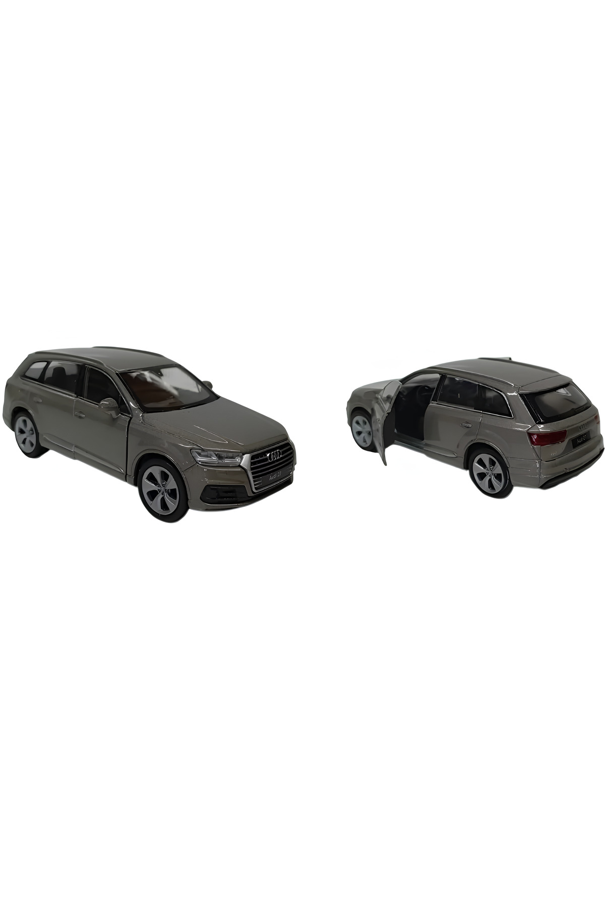 ماشین اسباب بازی GRY 12 CM FRICTION PULL AUDI Q7 METAL CAR 43706D 2 در جلو باز SUDESA OYUNCAK