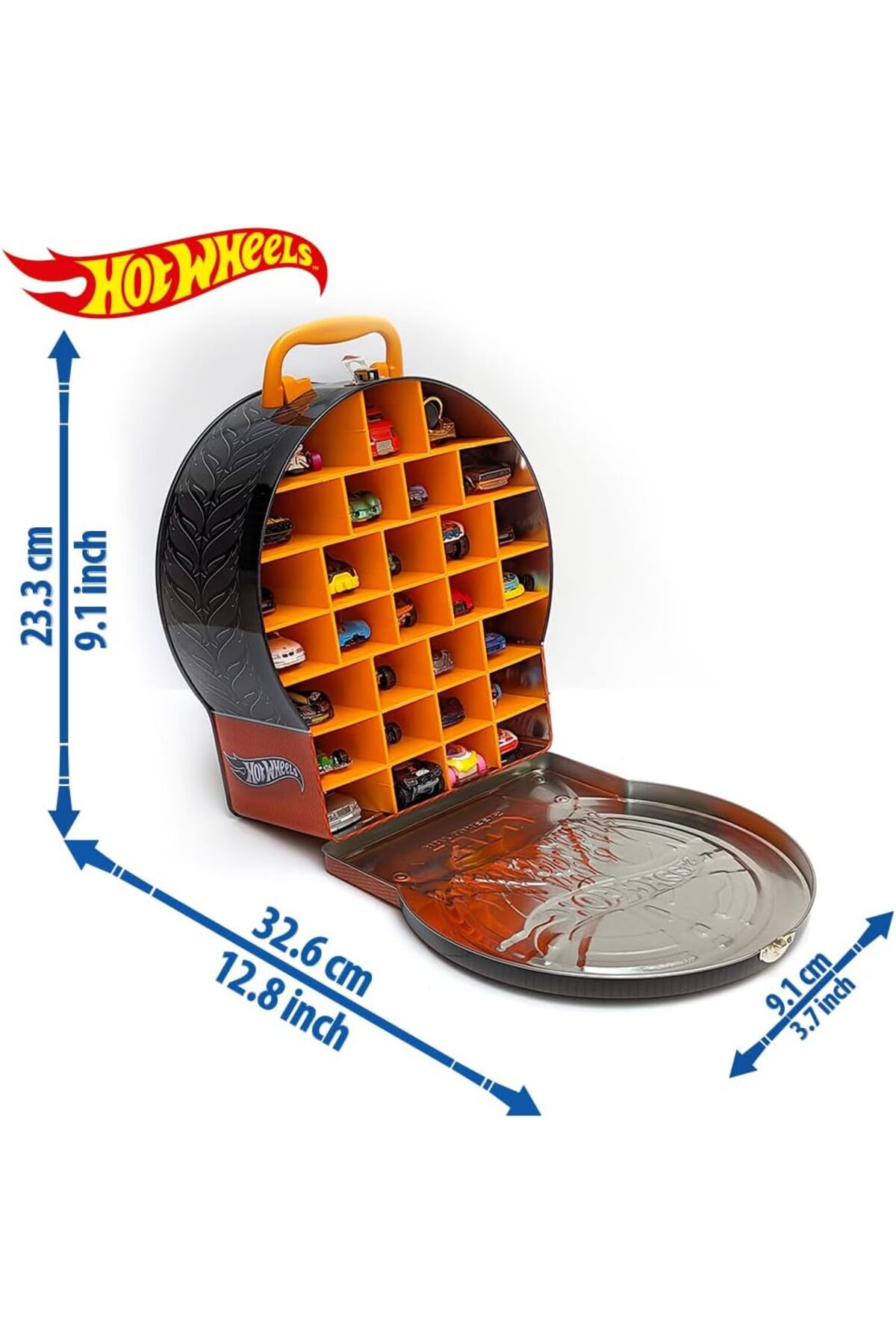 ماشین اسباب بازی جعبه ذخیره سازی اتومبیل 29 ظرفیت وسیله نقلیه HWCC18 هات ویلز اورجینال HOT WHEELS