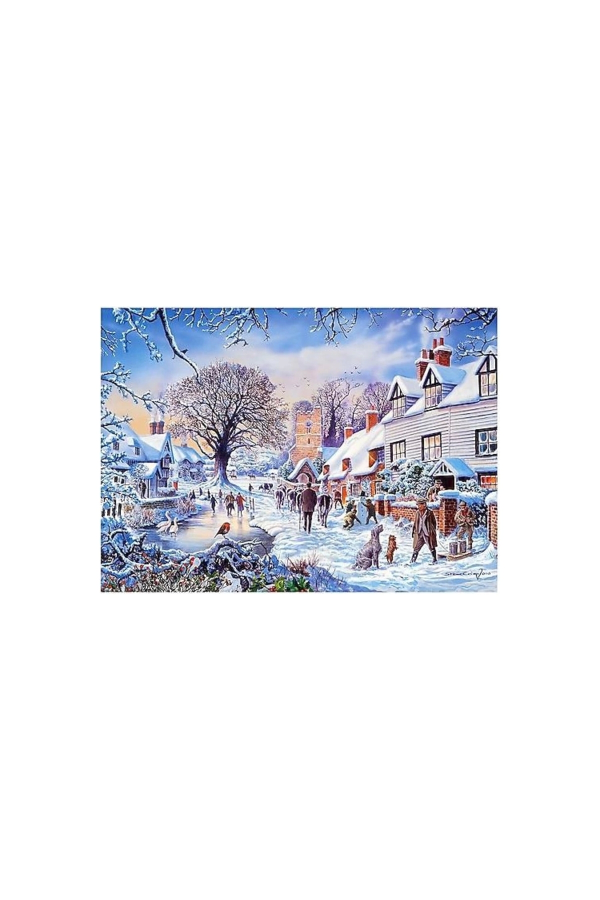 پازل KESKIN COLOR WINTER IN TOWN 2000 قطعه Keskin Color