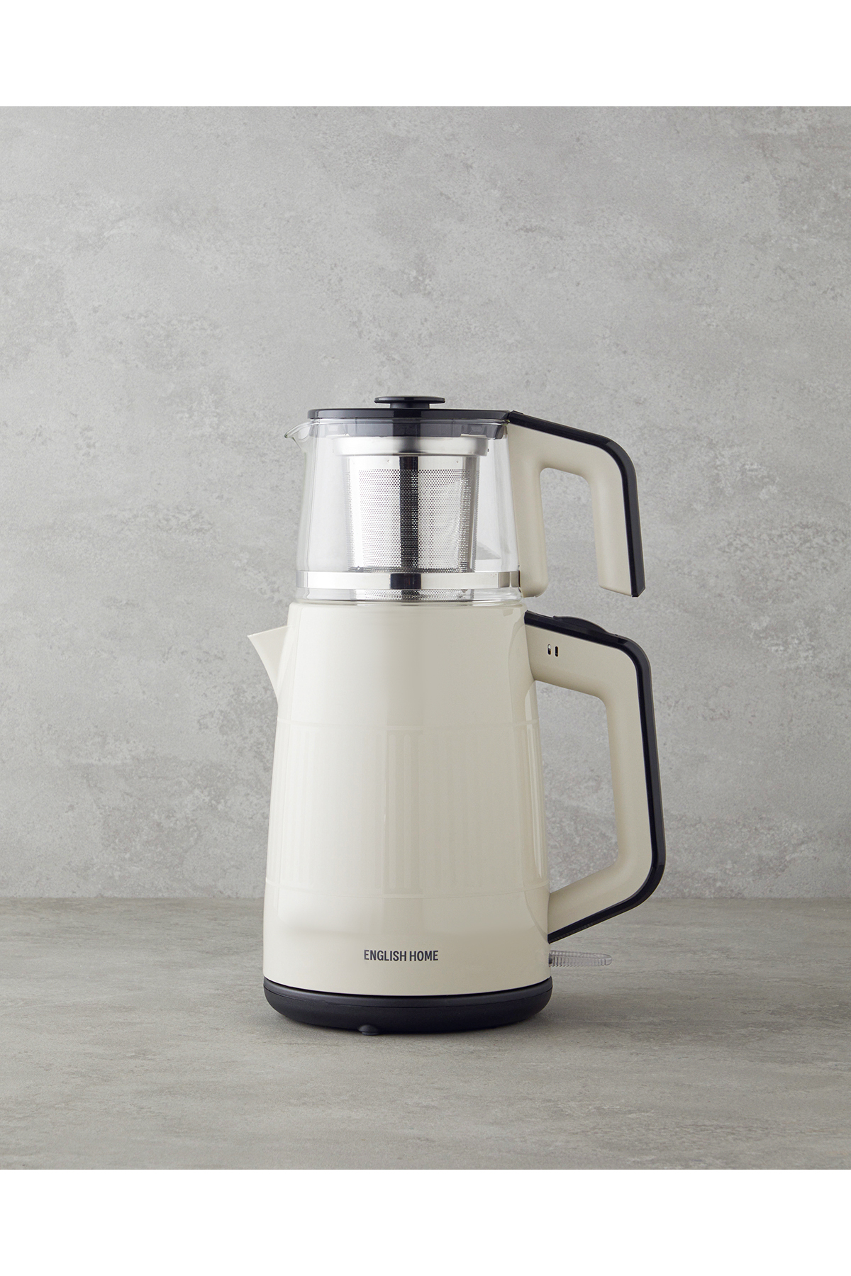 چای ساز و کتری 2 لیتری بژ CMK 6030 اورجینال English Home
