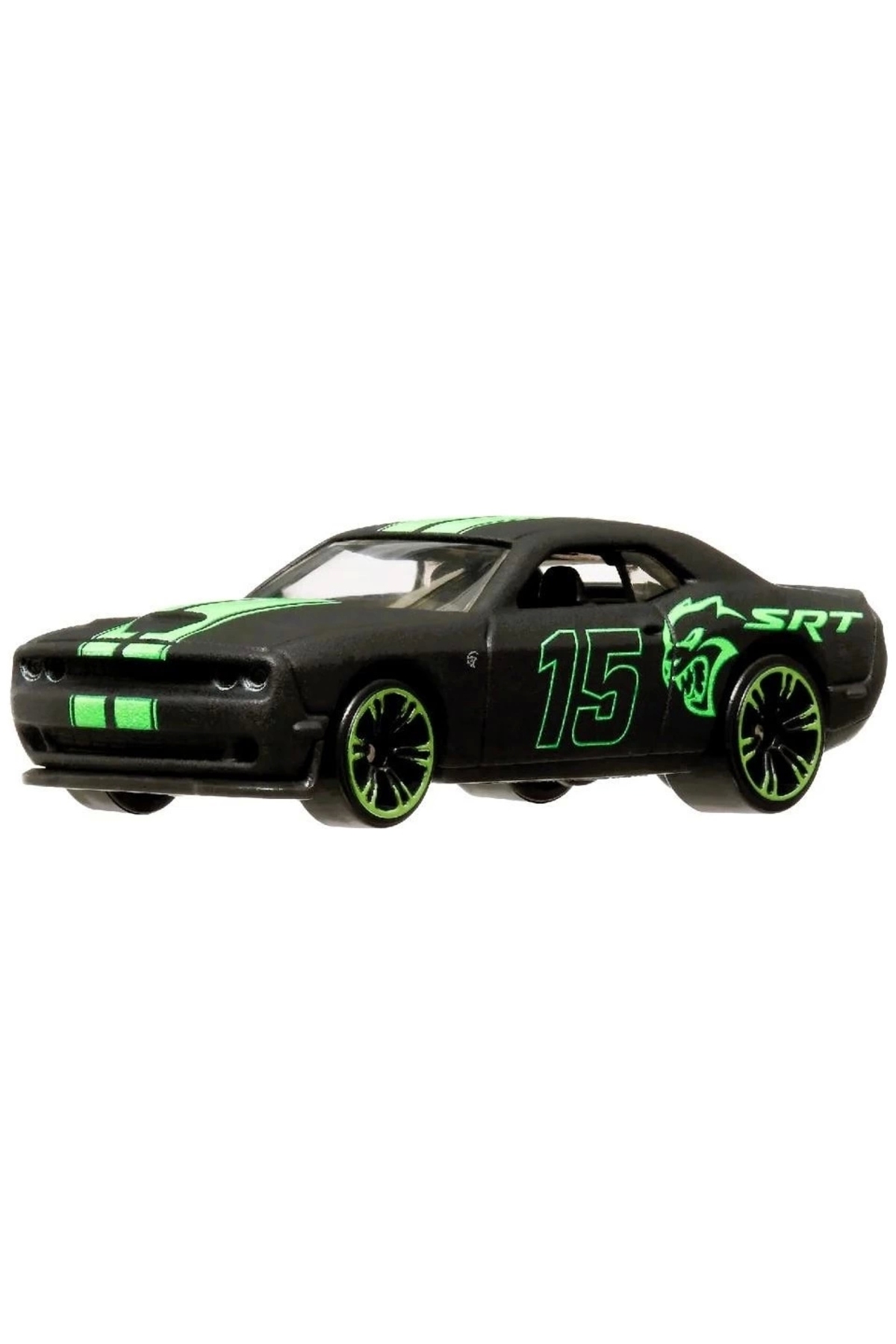 ماشین اسباب بازی NEON RACERS HLH72 15 DODGE CHALLENGER SRT HELLCAT HRW80 هات ویلز اورجینال HOT WHEELS
