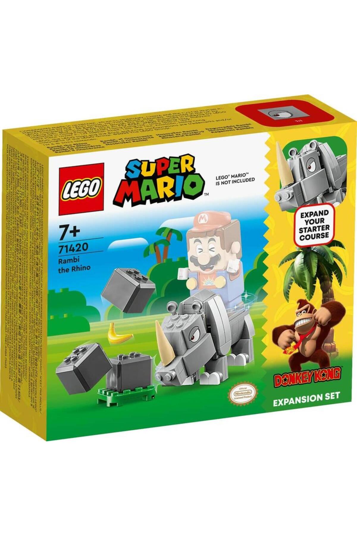 لگو و اسباب بازی های ساخت محور SUPER MARIO 71420 RAMBI THE RHINO اورجینال LEGO