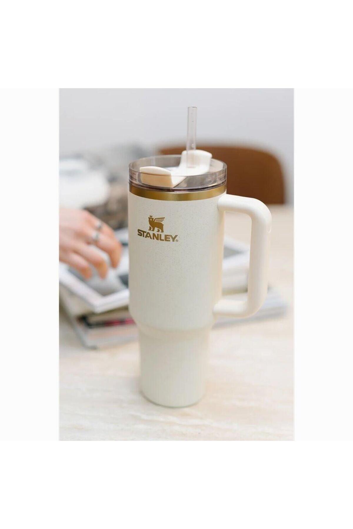 فلاسک ADV 40OZ 1.18L QUENCHER H2.O TM TUMB CREAM MOON قمقمه اورجینال Stanley