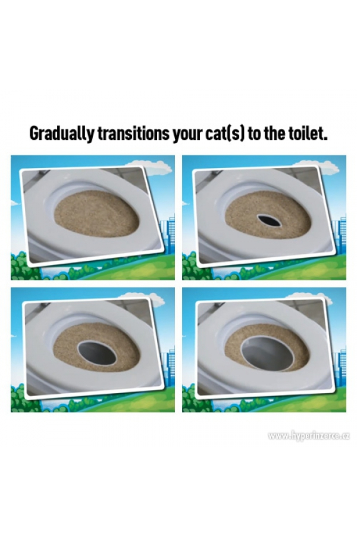 ست آموزش توالت گربه CitiKitty هدیه باغچه‌سی Hediye Bahçesi
