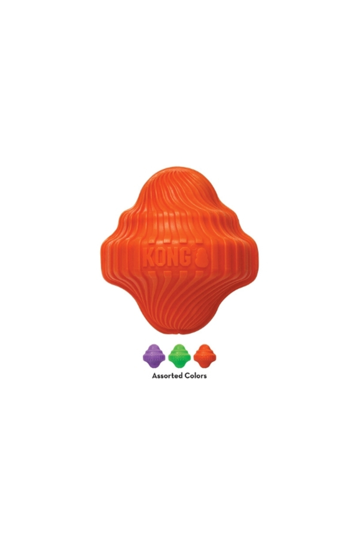 اسباب‌بازی توپی چرخان سگ کونگ KONG Squeezz Orbitz، TR-Medium/Large