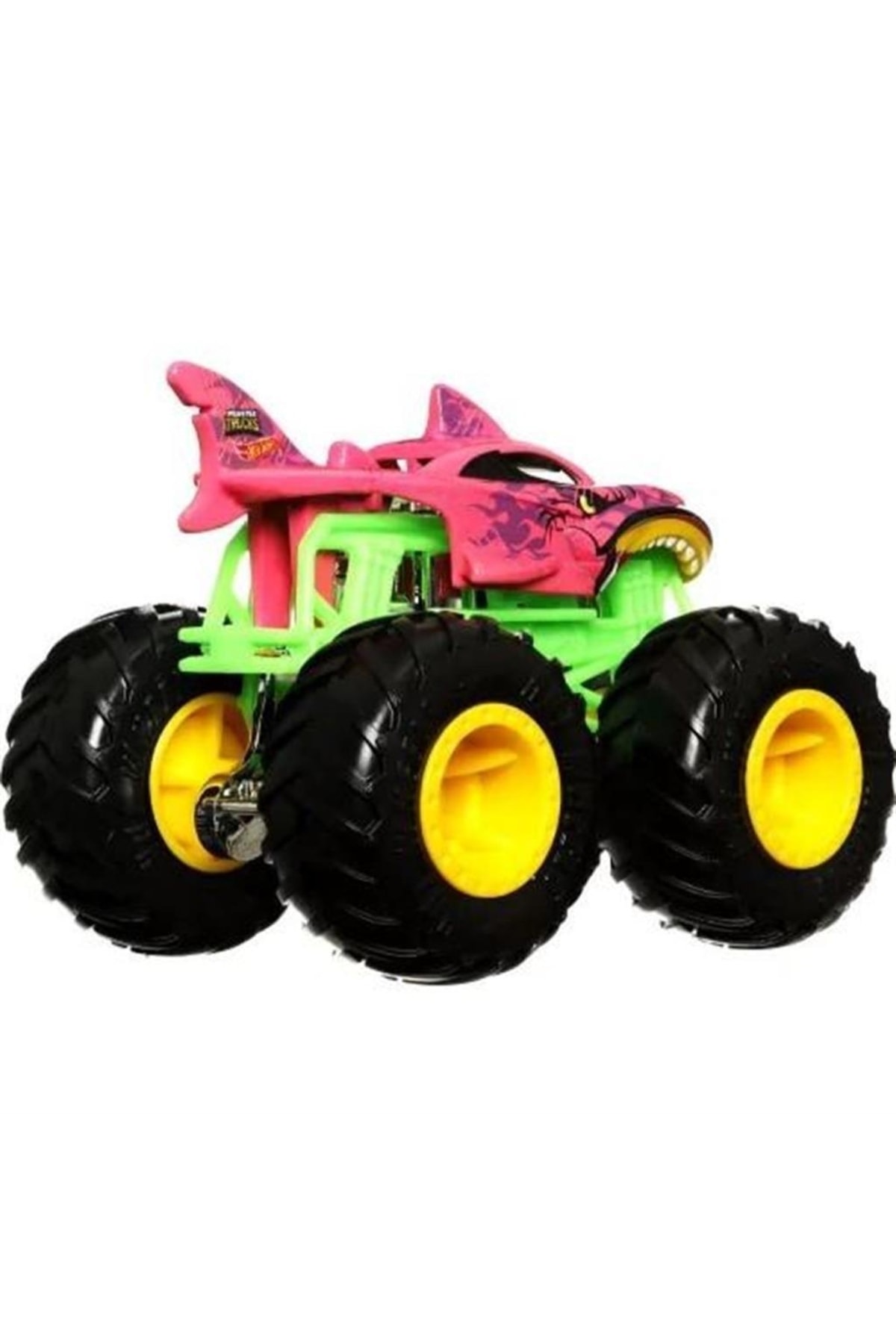 ماشین اسباب بازی HGX06 هیولا کامیون های تغییر رنگ وسایل نقلیه کوسه خراب HGX09 از ترکیه HOT WHEELS