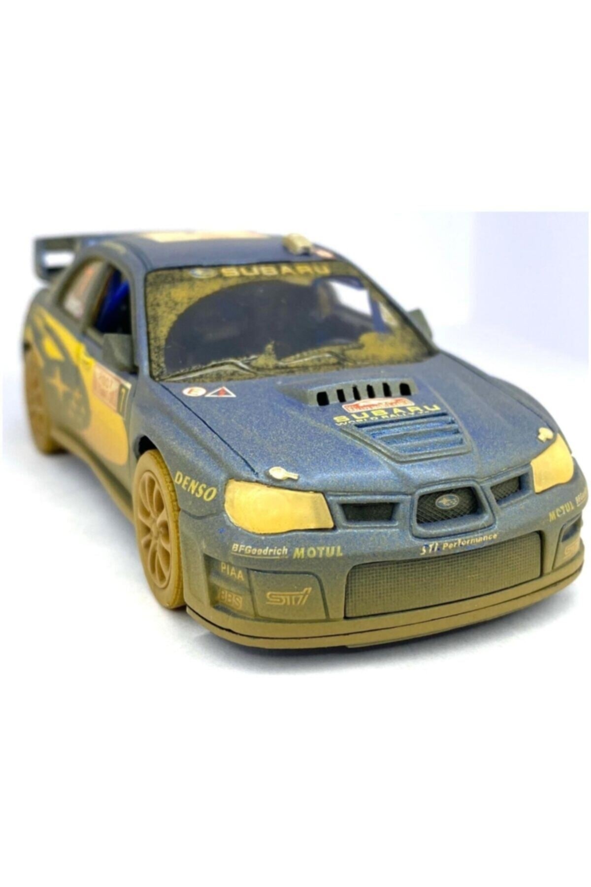 مدل خودرو سوبارو ایمپرزا WRC 2007 گلی DIECAST PULL DROP CAR اورجینال Kinsmart