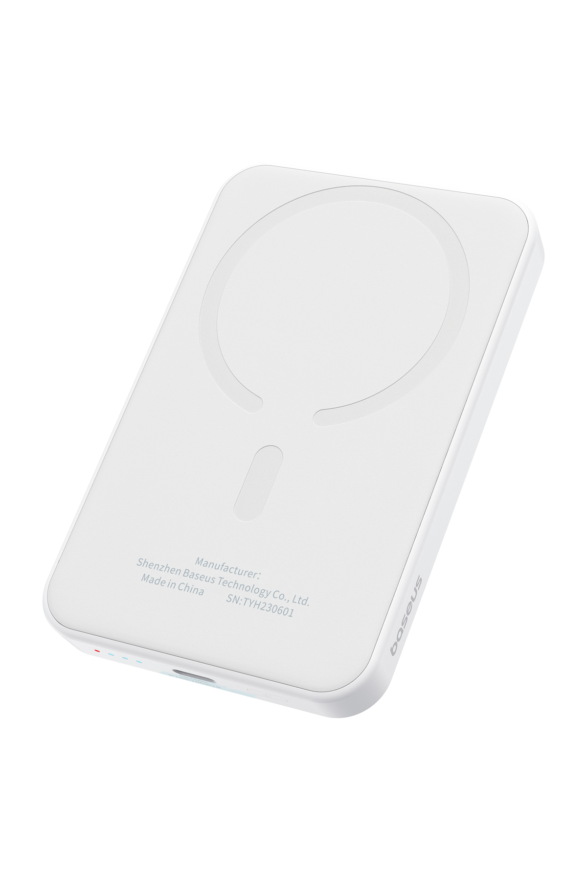 پاوربانک شارژ بی سیم MAGSAFE MINI 20W با ظرفیت 5000 میلی آمپر ساعت سفید اورجینال Baseus