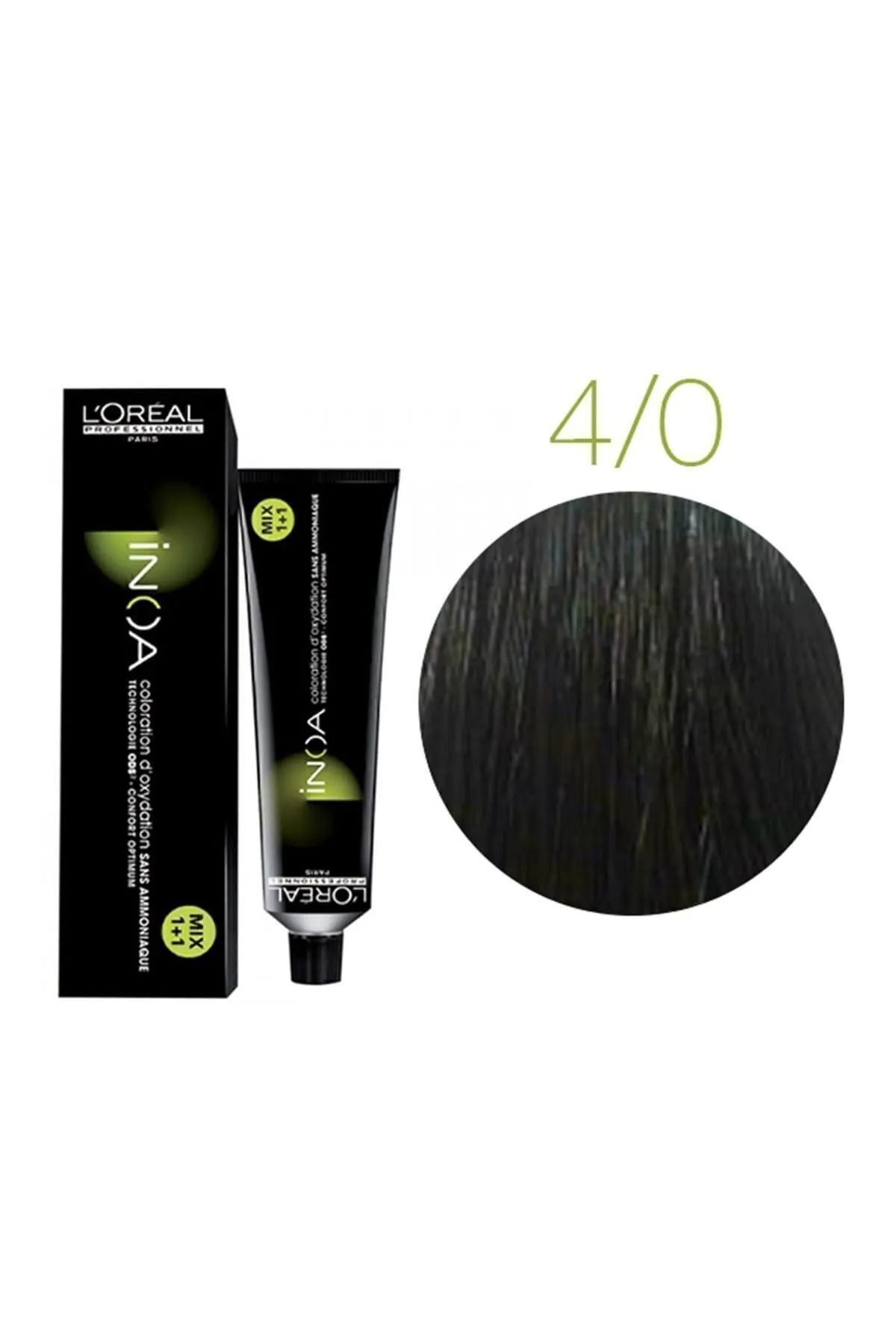 رنگ مو زنانه INOA 4.0 قهوه فشرده اساسی 60 میل L'oreal Professionnel