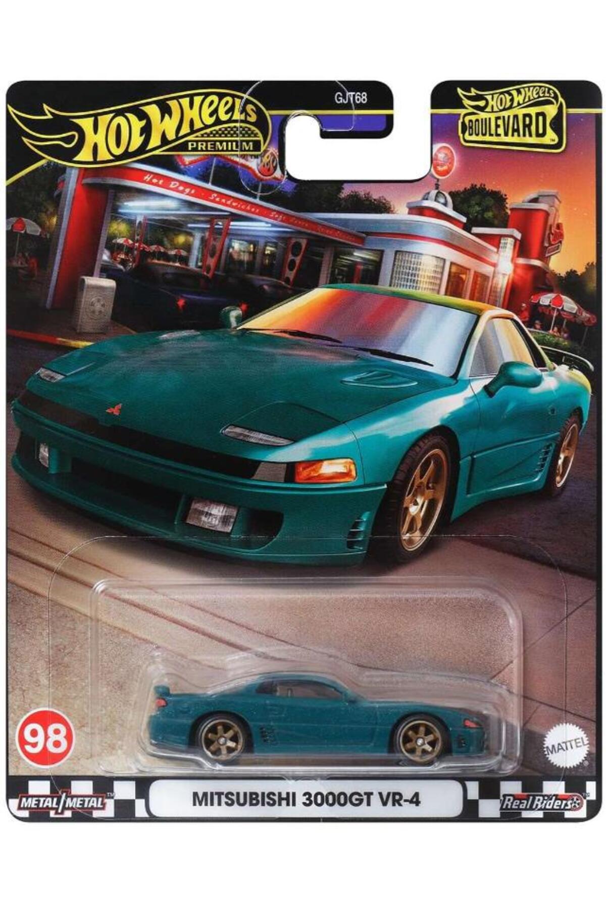 ماشین اسباب بازی بلوار پریمیوم میتسوبیشی 3000GT VR 4 HRT68 از ترکیه HOT WHEELS