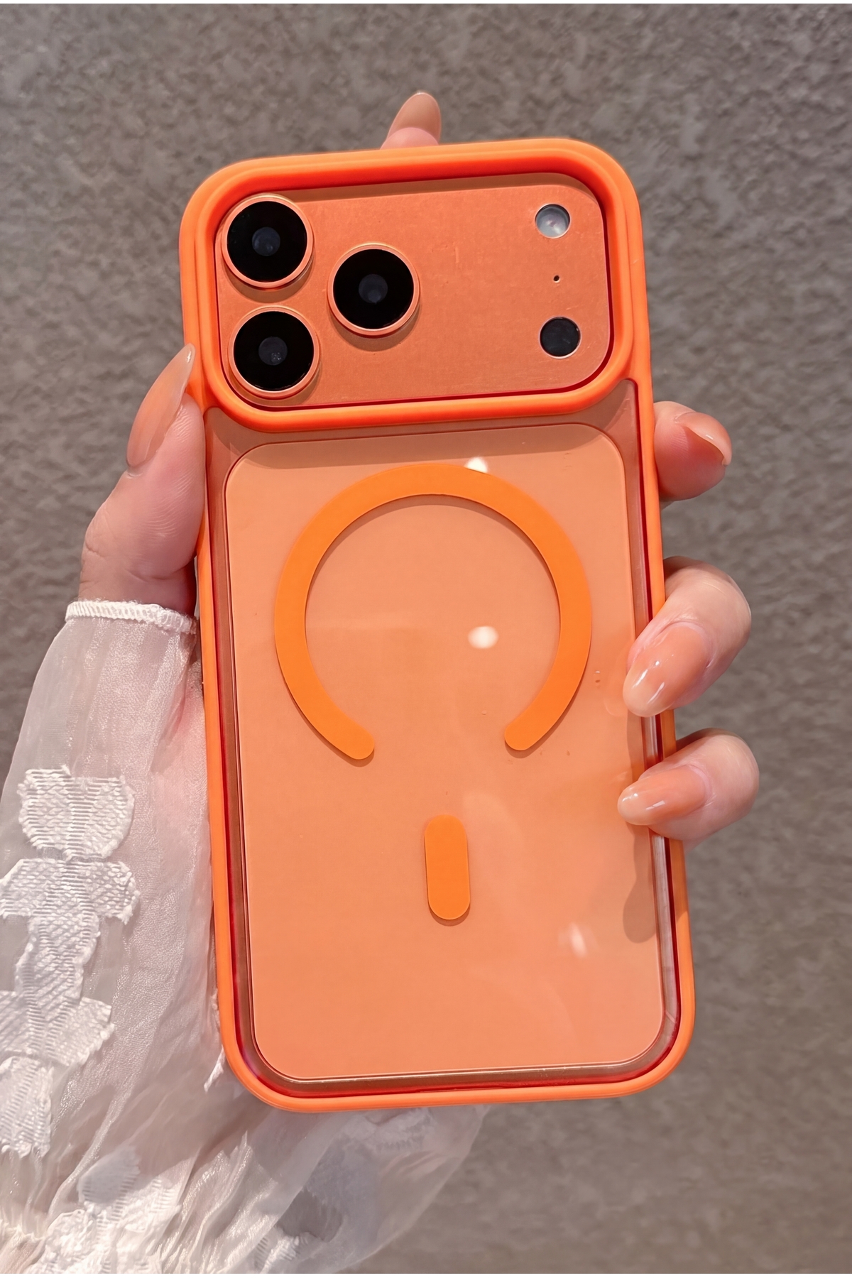 کاور و قاب IPHONE 17 PRO MAX CASE MAGSAFE شارژ بی سیم دارای محافظ کامل پوشش سیلیکونی رنگارنگ سخت فیبکس Fibaks