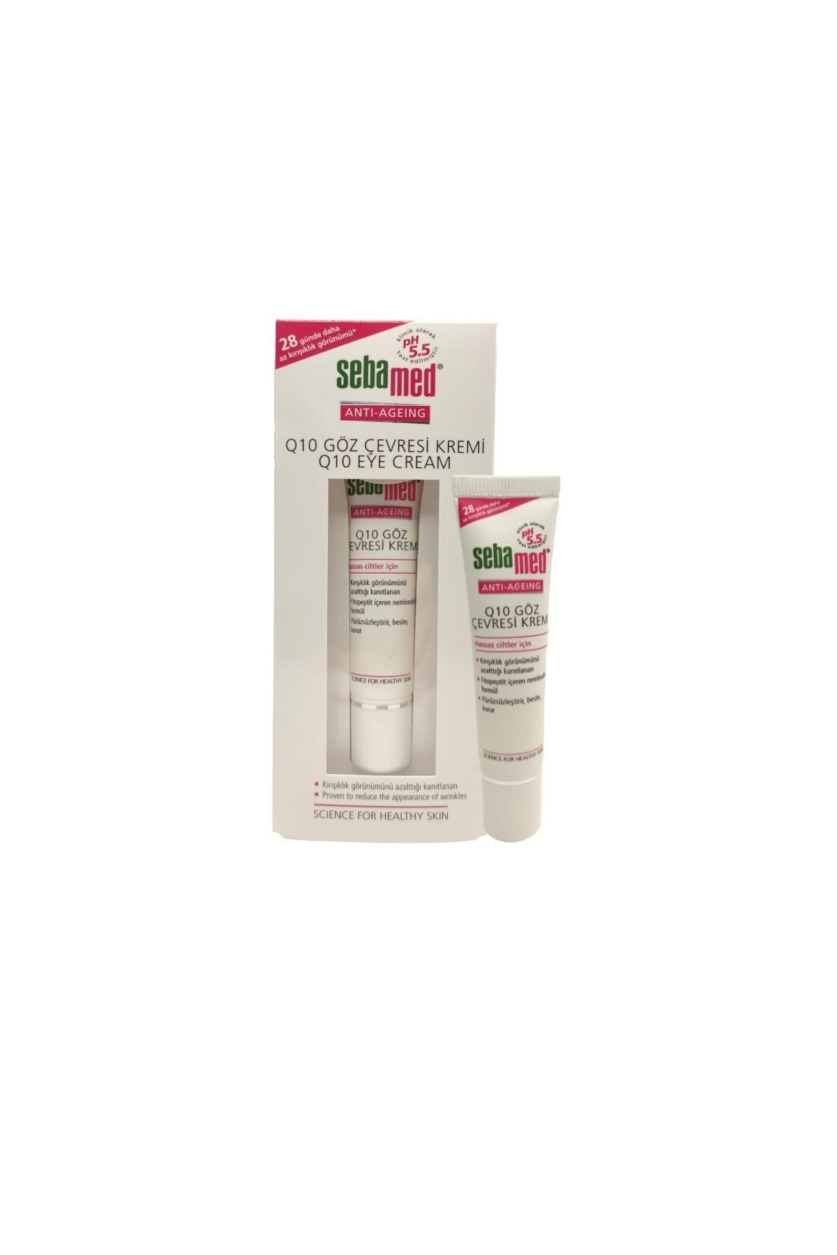 Sebamed کرم چشم ضد پیری Q10 با برند Sebamed