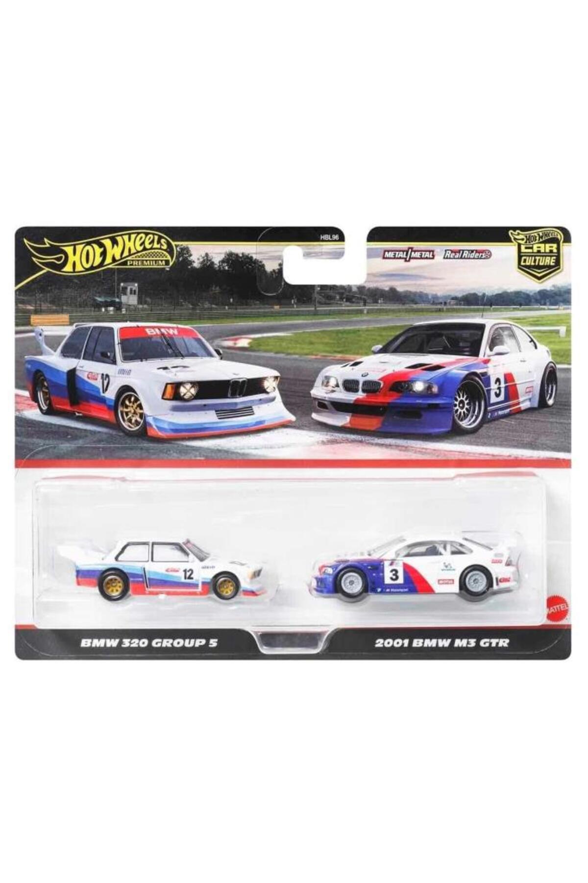 مدل خودرو کشت اتومبیل PREMIUM 2 BMW 320 GROUP 5 & 2001 M3 GTR HBL96 JBK99 هات ویلز اورجینال HOT WHEELS