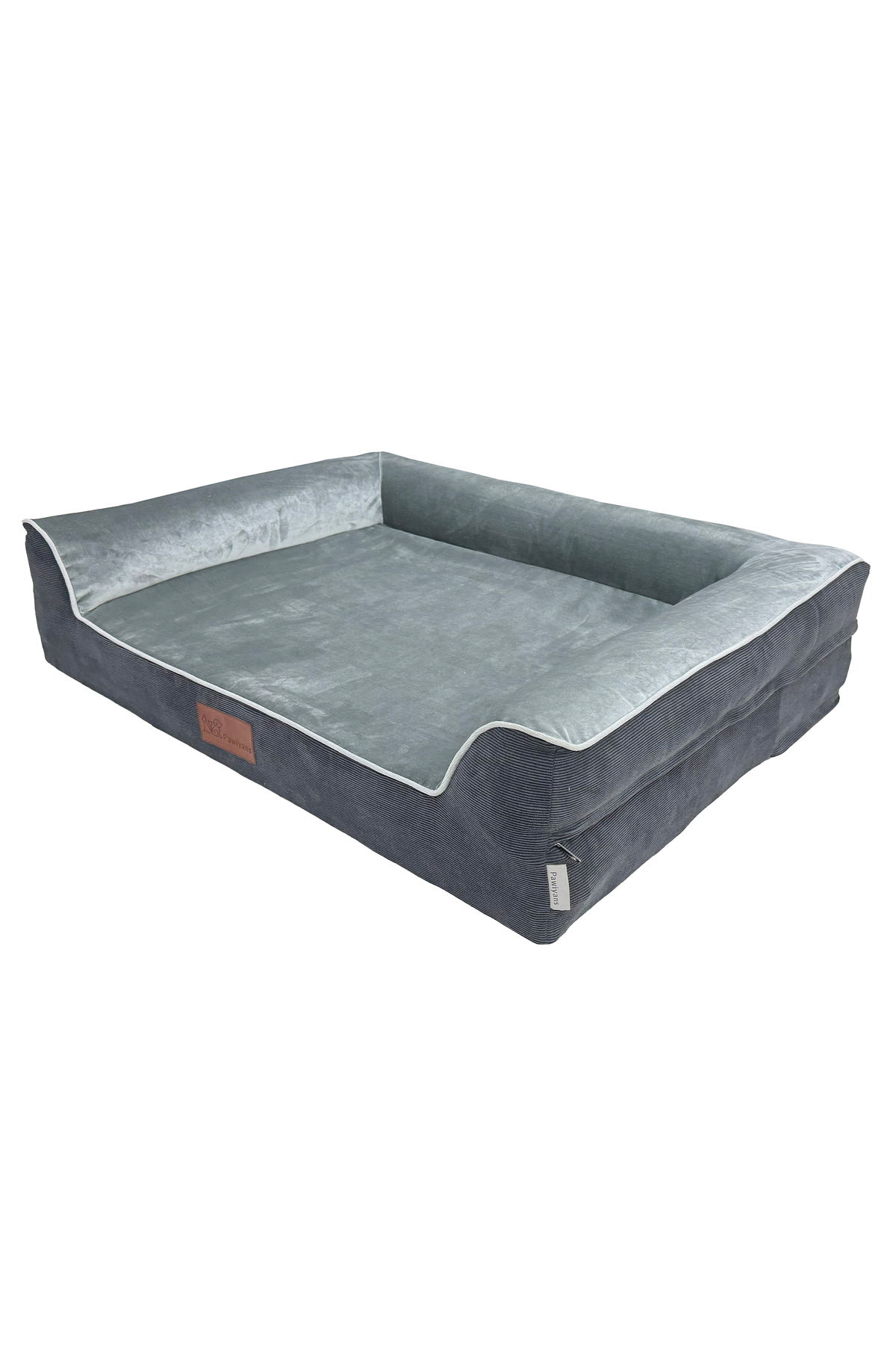 تخت سگ پاویانس PAWİYANS مدل P1016565، با محافظ ضدنفوذ مایعات و روکش قابل شست‌وشو سرمه‌ای