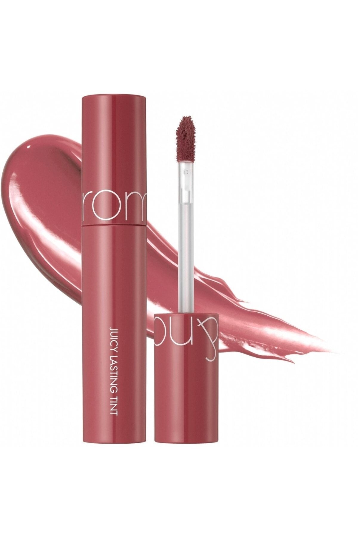 رژ لب مایع رنگدانه غلیظ و ماندگار Juicy Lasting Tint رنگ هلو ملایم Romand