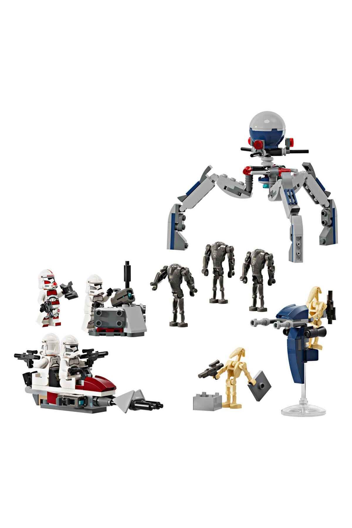 لگو و اسباب بازی های ساخت محور ® STAR WARS™ CLONE TROOPER AND BATTLE DROID PACK SET 75372 سن 7 بالاتر WA از ترکیه LEGO