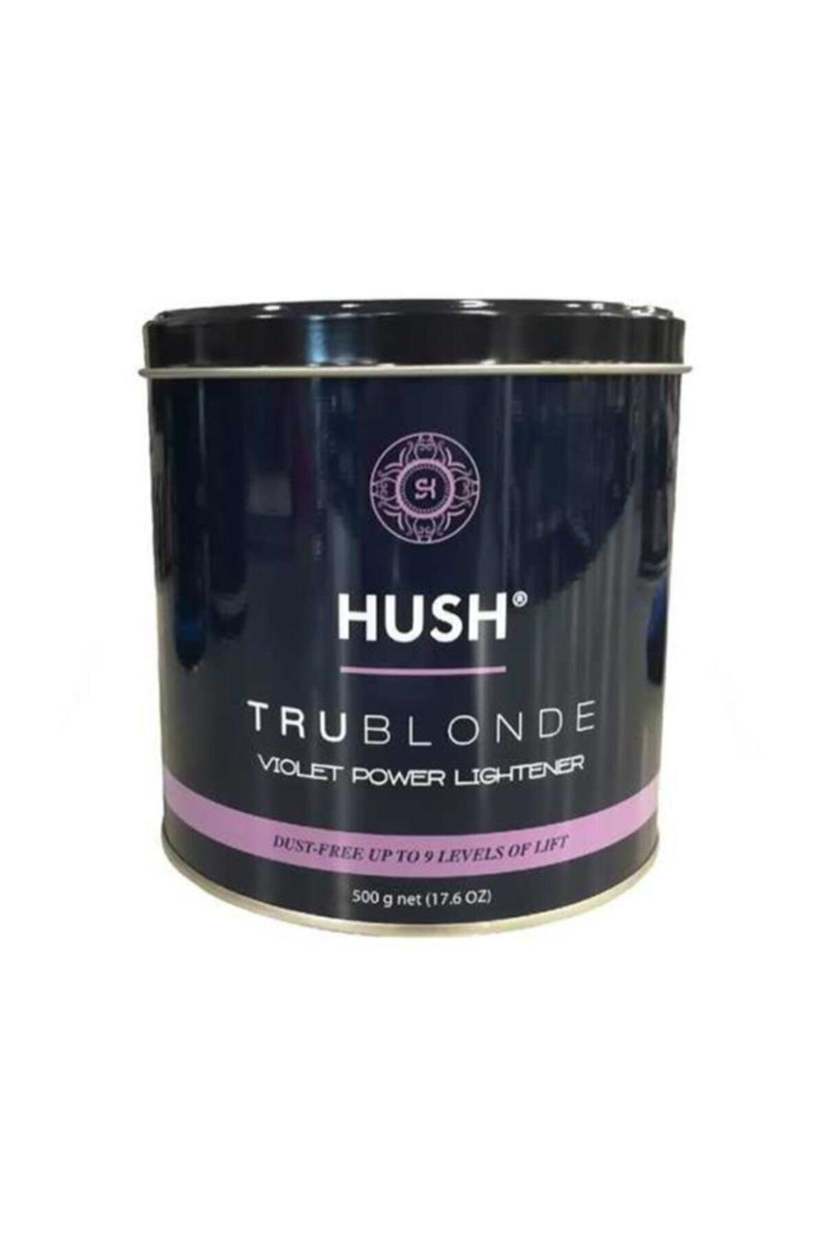 پودر روشن کننده ارغوانی با کارایی بالا TRUBLONDE 500 گرم HUSH