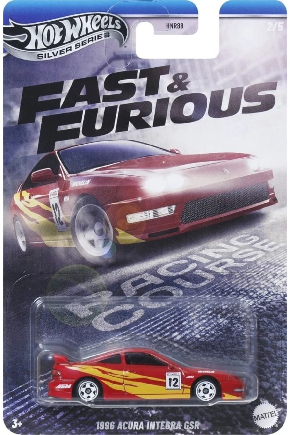 ماشین اسباب بازی مجموعه مسابقات 5 تایی LONG KART FAST & FURIOUS CIVIC INTEGRA 240Z NOVA VEYRON از ترکیه HOT WHEELS