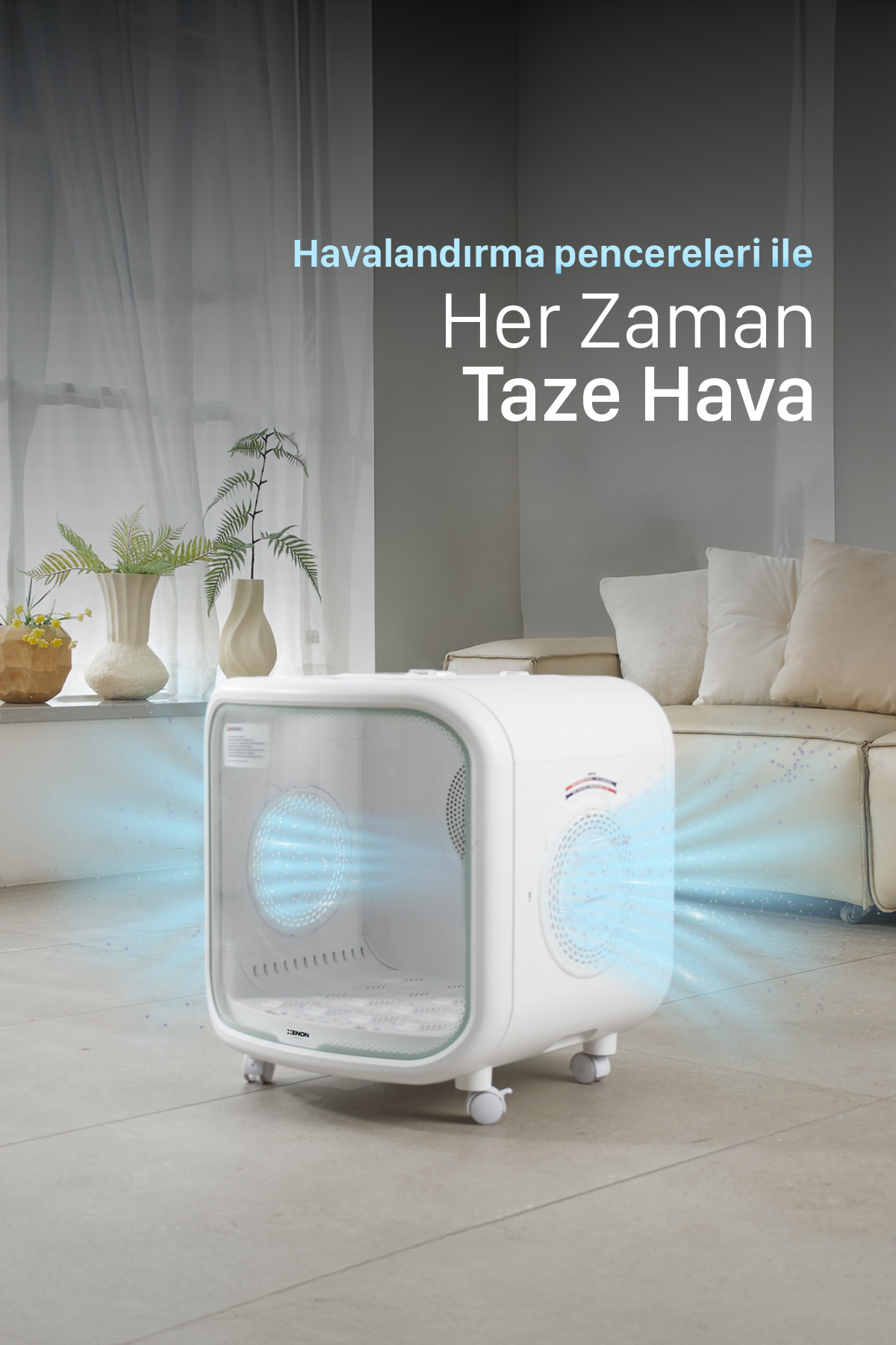 خشک‌کن حیوانات خانگی زنون اسمارت Xenon Smart مدل X8640، ظرفیت ۷۵ لیتر