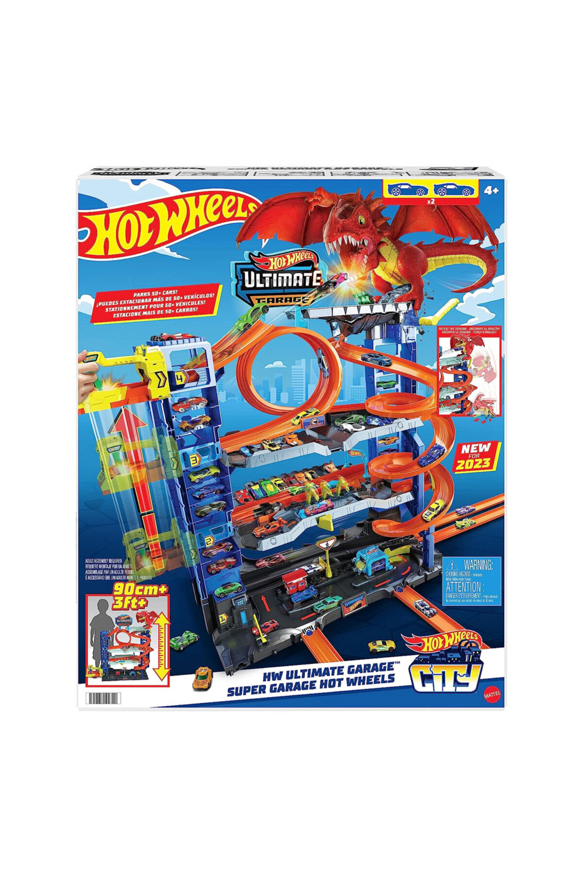 ست وسیله نقلیه گاراژ نهایی جدید HKX48 هات ویلز اورجینال HOT WHEELS