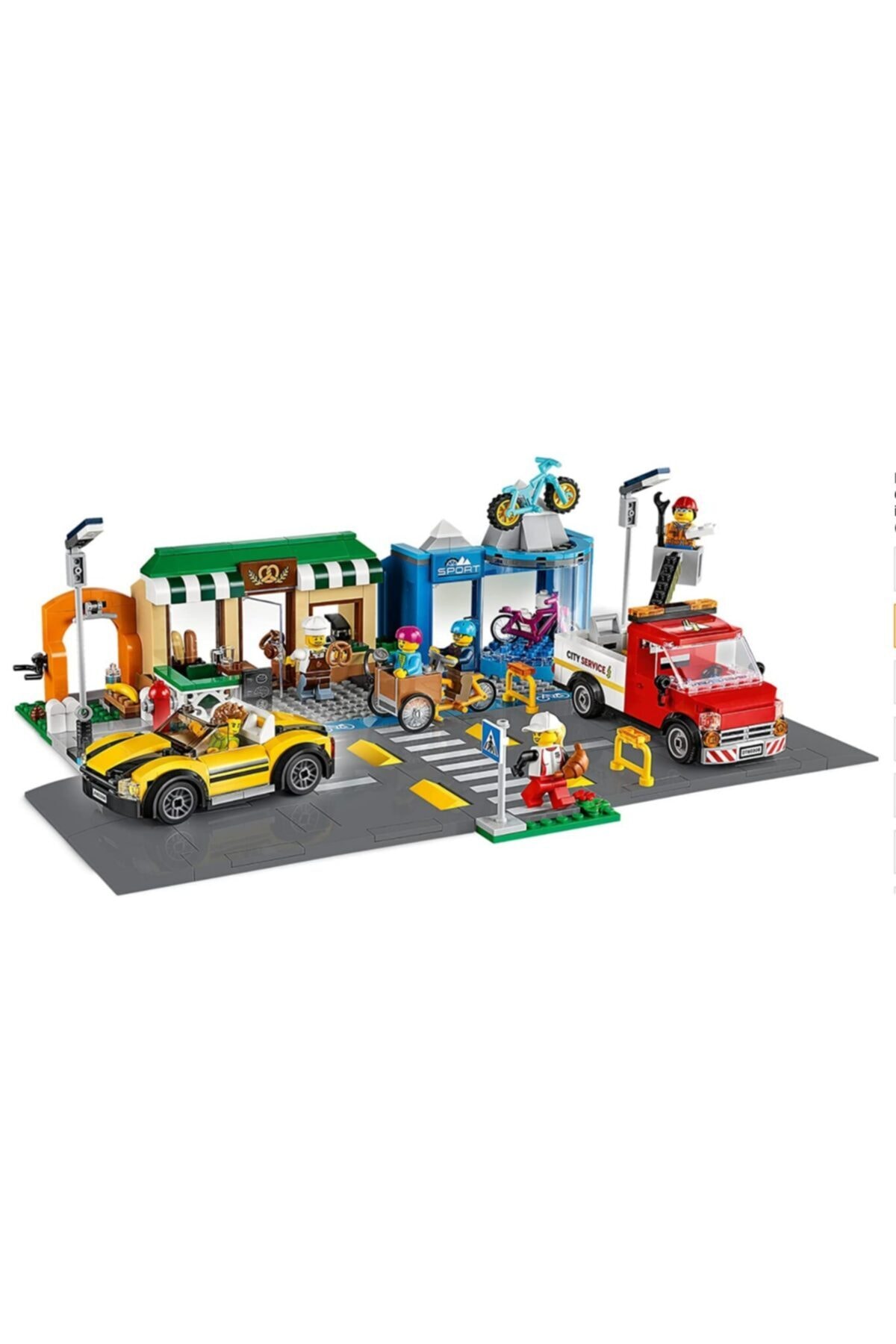 LEGO لگو مجموعه ساخت و ساز خیابان خرید شهر 60306; اسباب بازی ساخت و ساز عالی برای بچه ها (533 قطعه)
