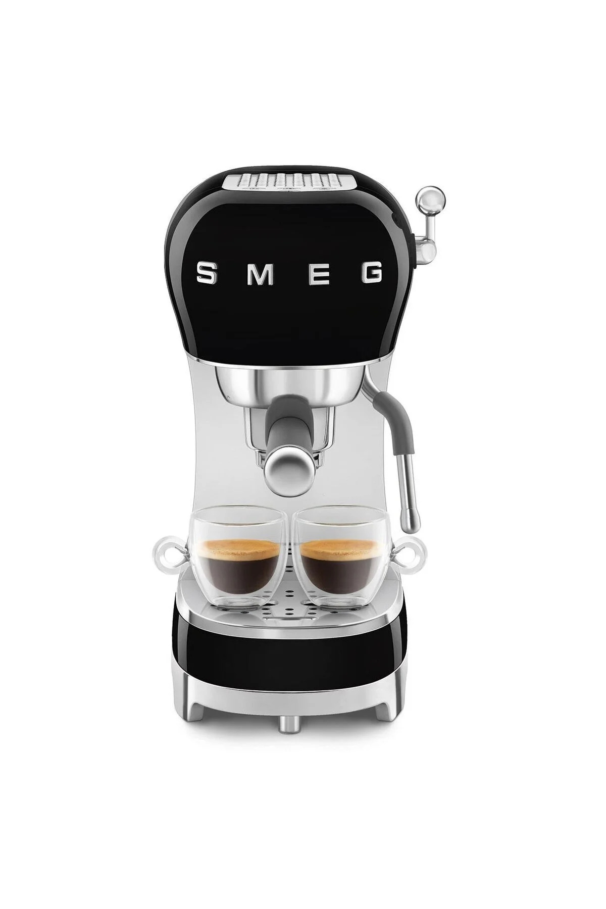 دستگاه اسپرسو و کاپوچینو قهوه سیاه به سبک دهه 50 اورجینال Smeg