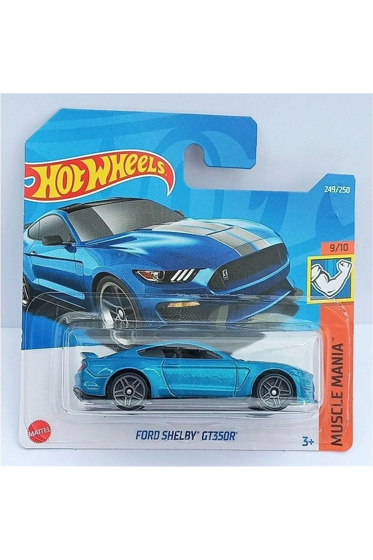 ماشین اسباب بازی SINGLE CARS FORD SHELBY 'GT350R HCW36 هات ویلز اورجینال HOT WHEELS