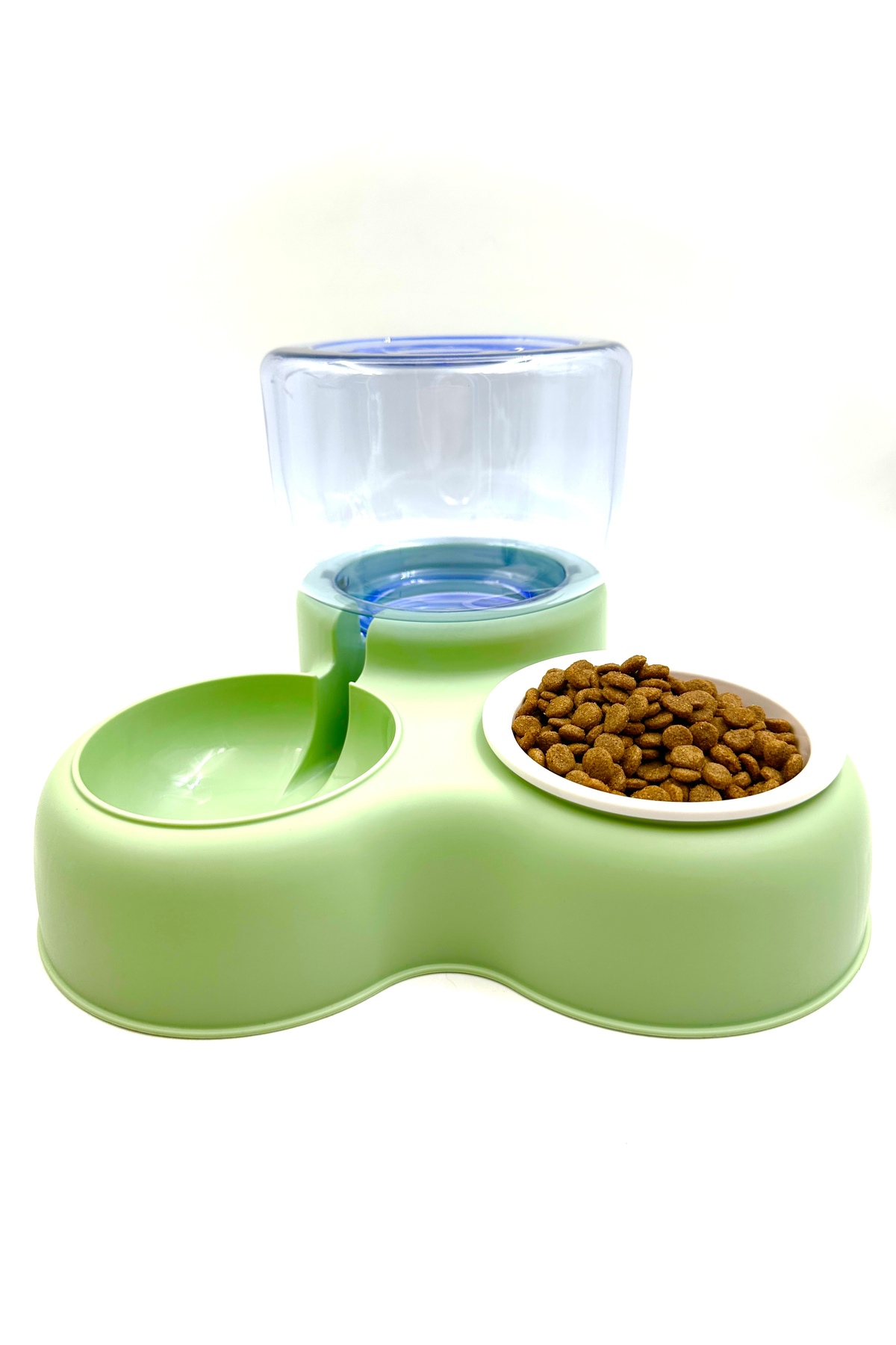 ظرف هوشمند غذادهی و آب‌خوری خودپرکن گربه و سگ تاسما مارکت Tasma Market، مدل 400-8198، سبز