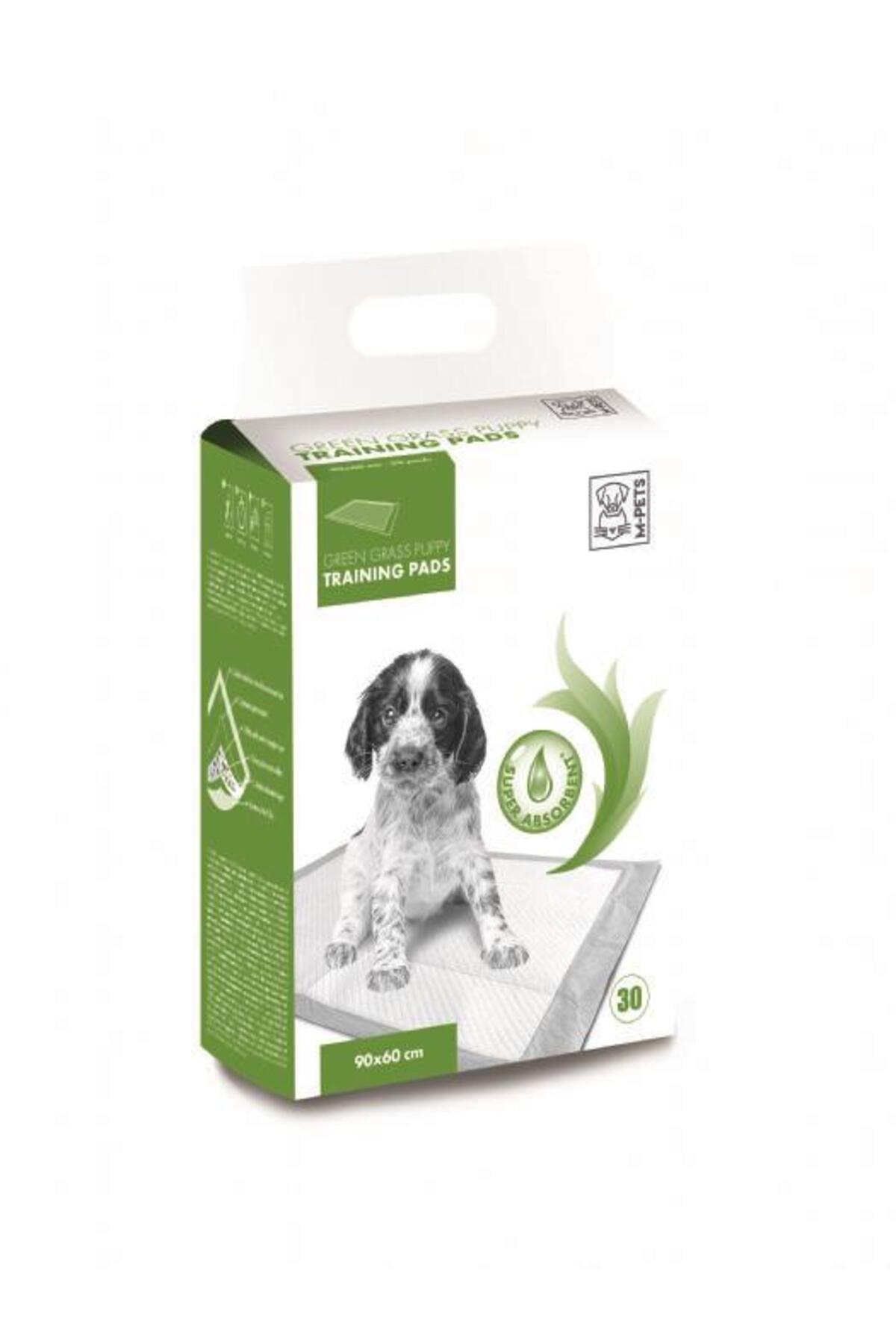 پد آموزش ادرار توله‌سگ Green Grass ام‌پتس M-PETS، ۹۰×۶۰ سانتی‌متر، ۳۰ عدد