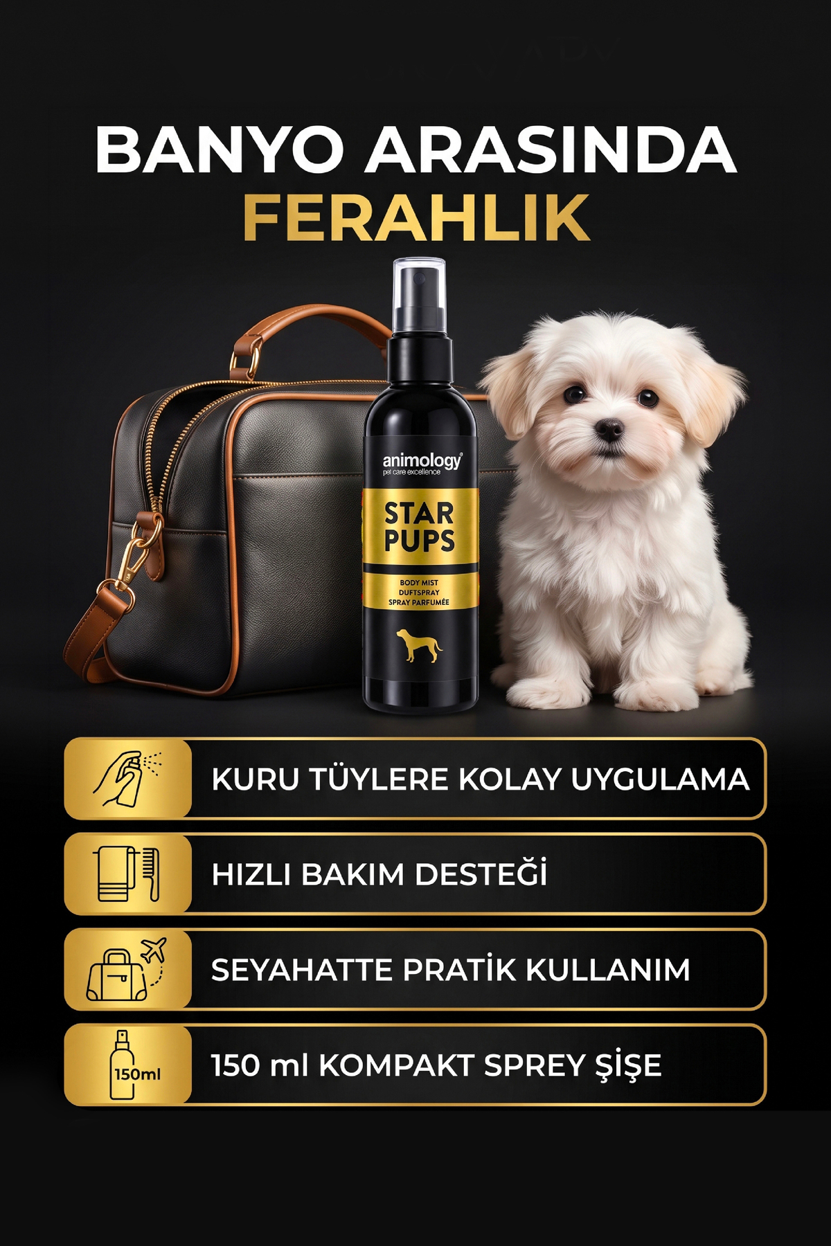 مه‌پاش عطر توله‌سگ انیمولوژی Animology Star Pups، ۱۵۰ میلی‌لیتر