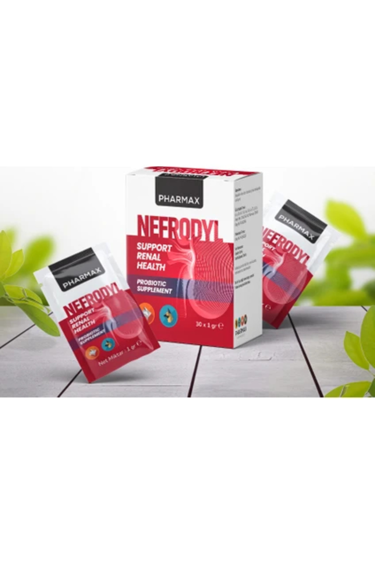 افزودنی خوراکی پروبیوتیک گربه و سگ وتس هلث Vets Health Pharmax Nefrodyl، ۳۰×۱ گرم