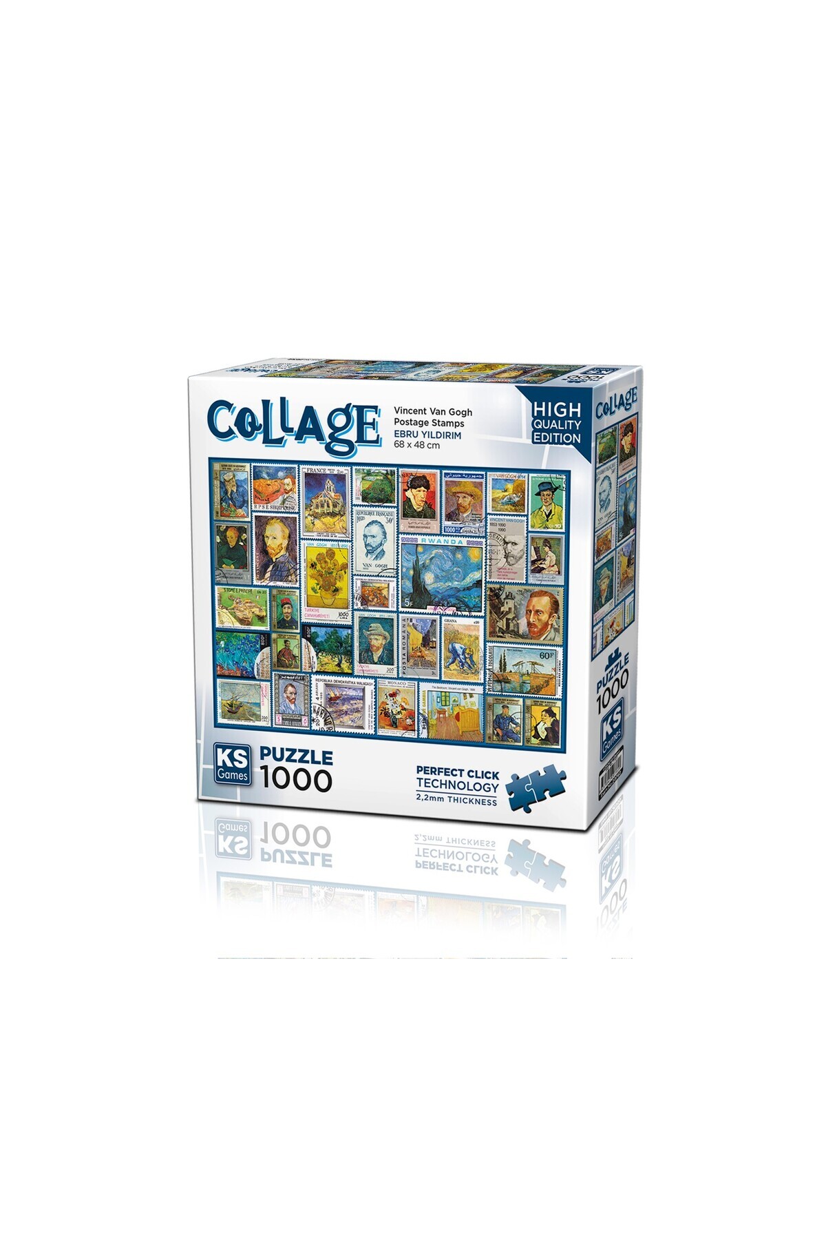 پازل تمبر پستی 1000 تکه Ks Games