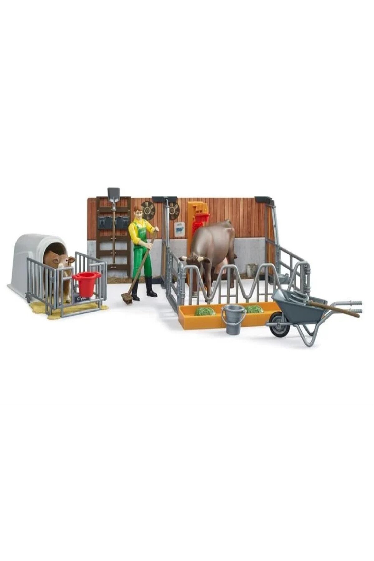 ماشین اسباب بازی BWORLD COW FARM BR62611 اورجینال Bruder