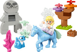 مجموعه ساختنی لگو LEGO دوپلو DUPLO دیزنی Disney السا و برونی در جنگل جادویی، مدل 10418، ۳۱ قطعه، حداقل سن ۲ سال
