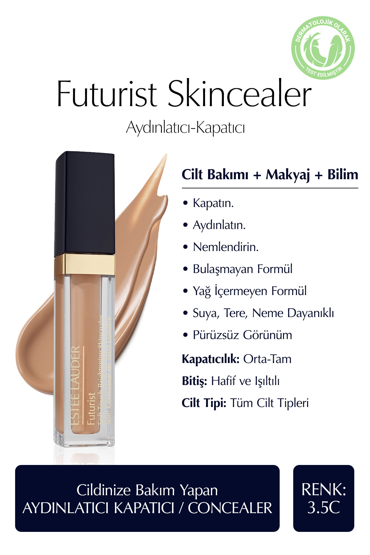کانسیلر FUTURIST SOFT TOUCH BRIGHTTENING SKINCEALER CONCEALER 3.5C Estee Lauder