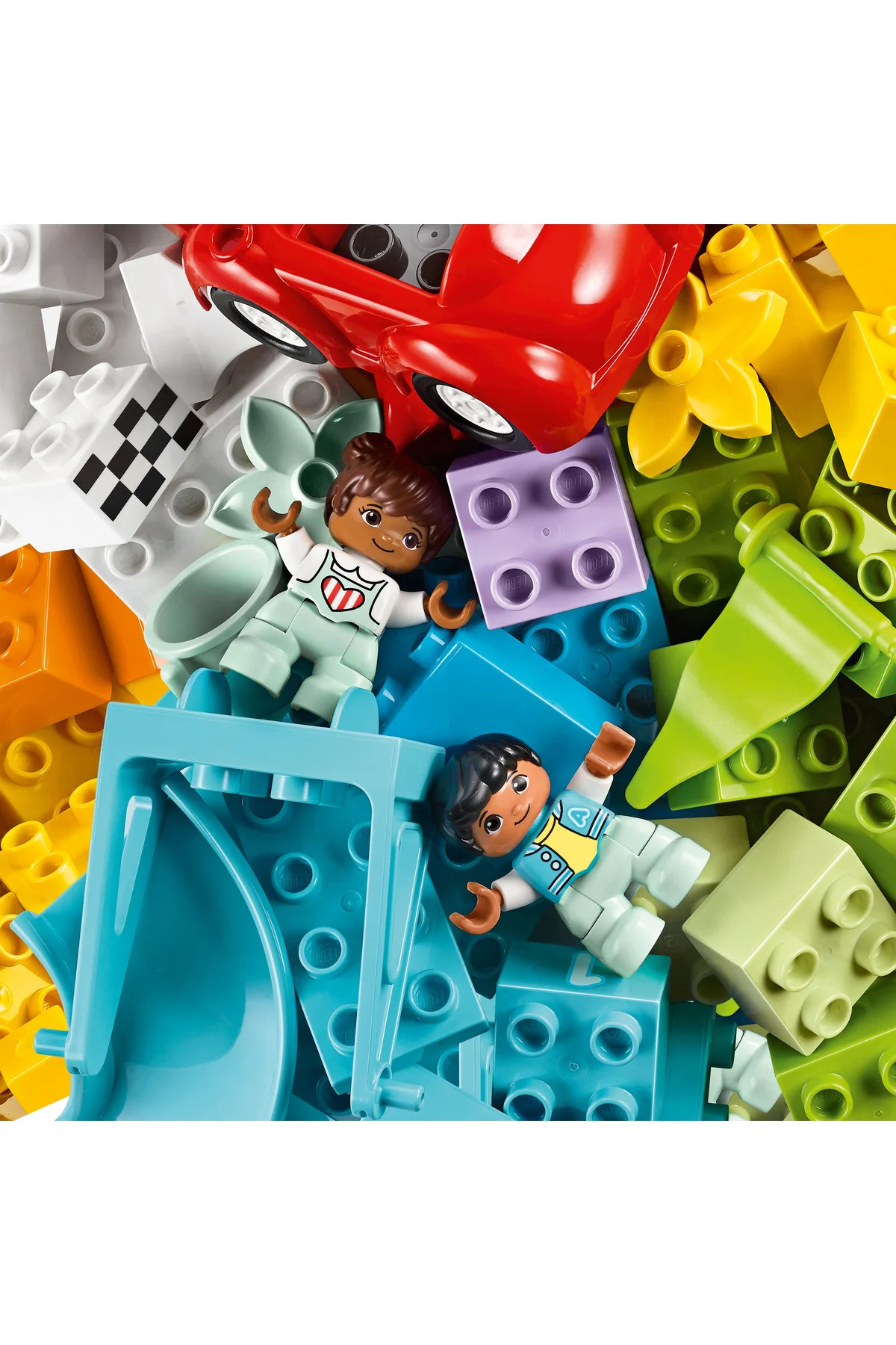 لگو و اسباب بازی های ساخت محور ® DUPLO® CLASSIC DELUXE BUILDING BOX 10914 مجموعه سازه خلاقانه برای کودکان نوپا 85P از ترکیه LEGO