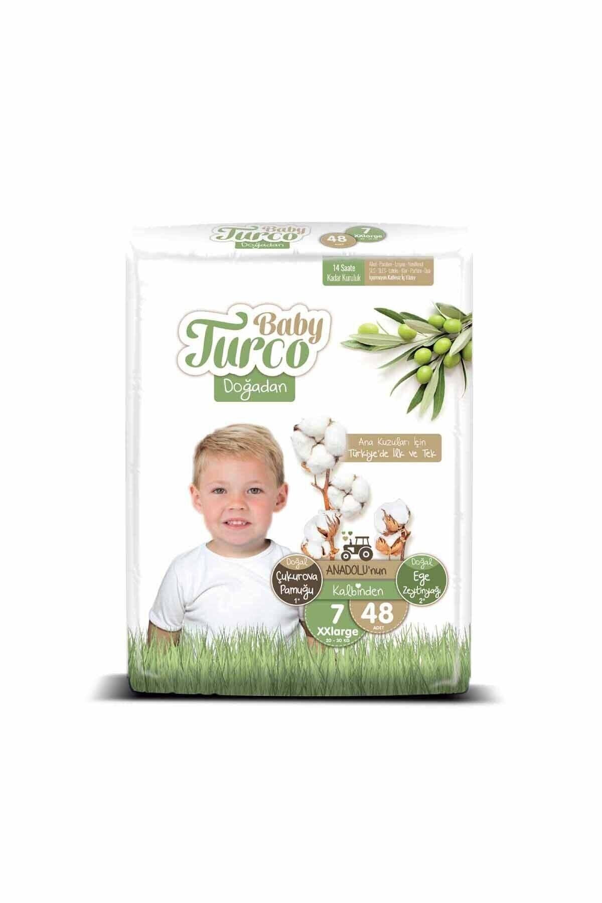 پوشک بچه دوغادان سایز 7 XXLARGE 48 عددی اورجینال Baby Turco