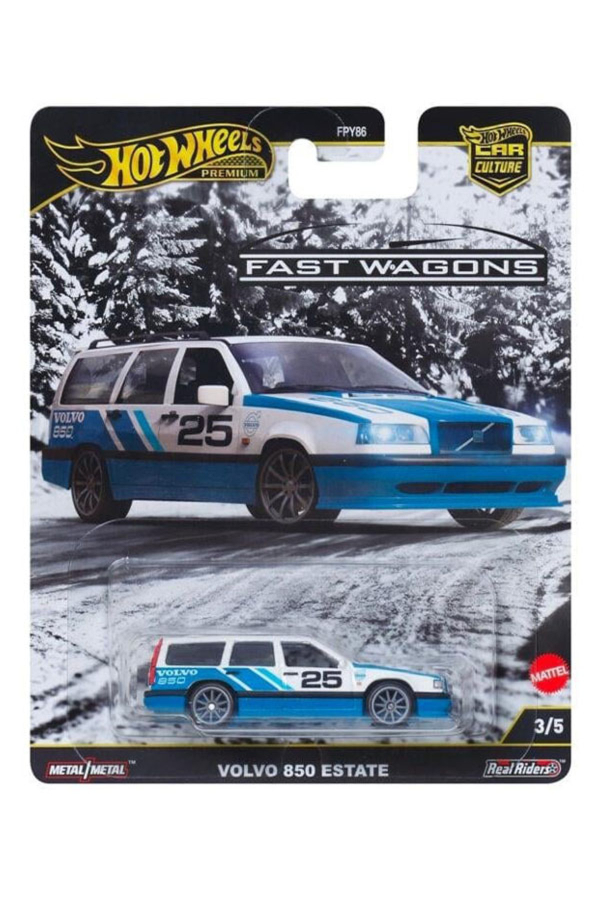 ماشین اسباب بازی واگن های سریع پریمیوم VOLVO 850 ESTATE FPY86 JBK68 از ترکیه HOT WHEELS