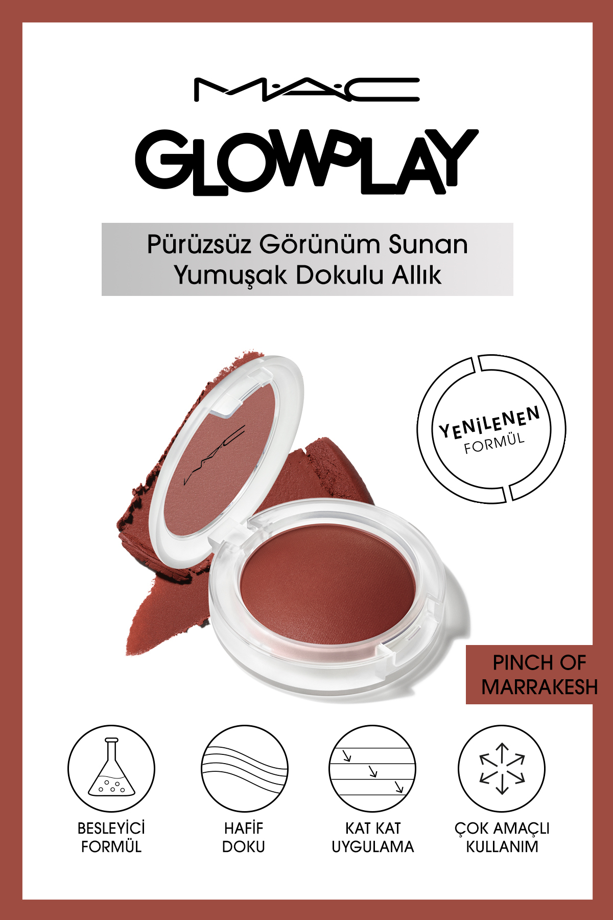 رژگونه GLOW PLAY TEXTURED BLUSH PINCH از مراکش Mac