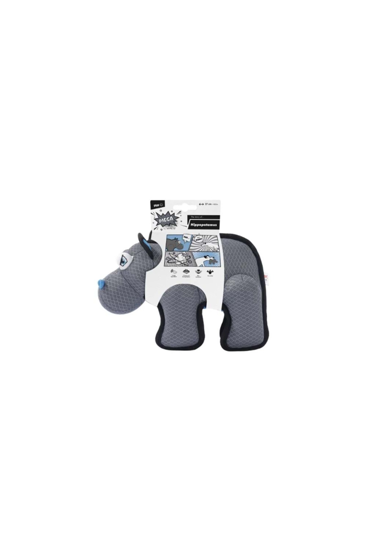 اسباب‌بازی سگ طرح اسب‌آبی مگا ام‌پتس M-PETS چندرنگ