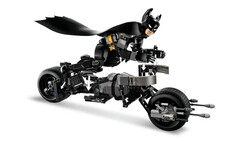 مجموعه ساختنی فیگور بتمن و موتورسیکلت بت‌پاد لگو LEGO DC مدل 76273، ۷۱۳ قطعه، ارتفاع ۲۶ سانتی‌متر