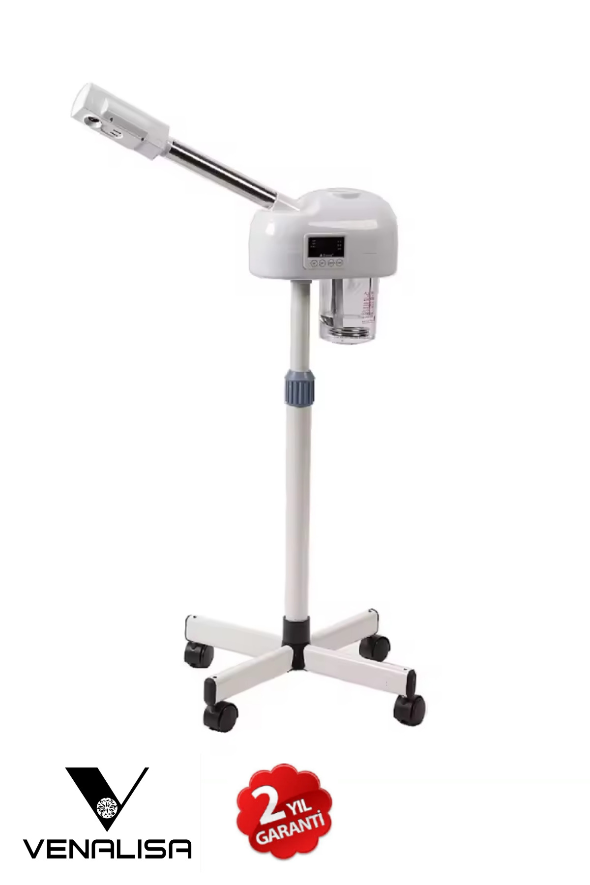 دستگاه شستشوی صورت بخار داغ VAPOZON ازن DT صفحه نمایش دیجیتال Venalisa