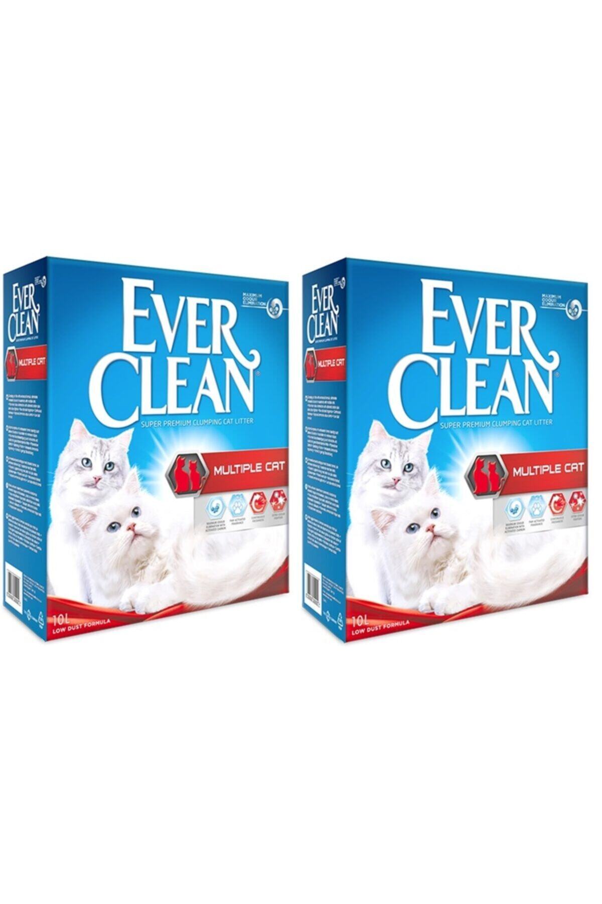خاک گربه چندگربه‌ای اورکلین Ever Clean، ۲ بسته ۱۰ لیتری